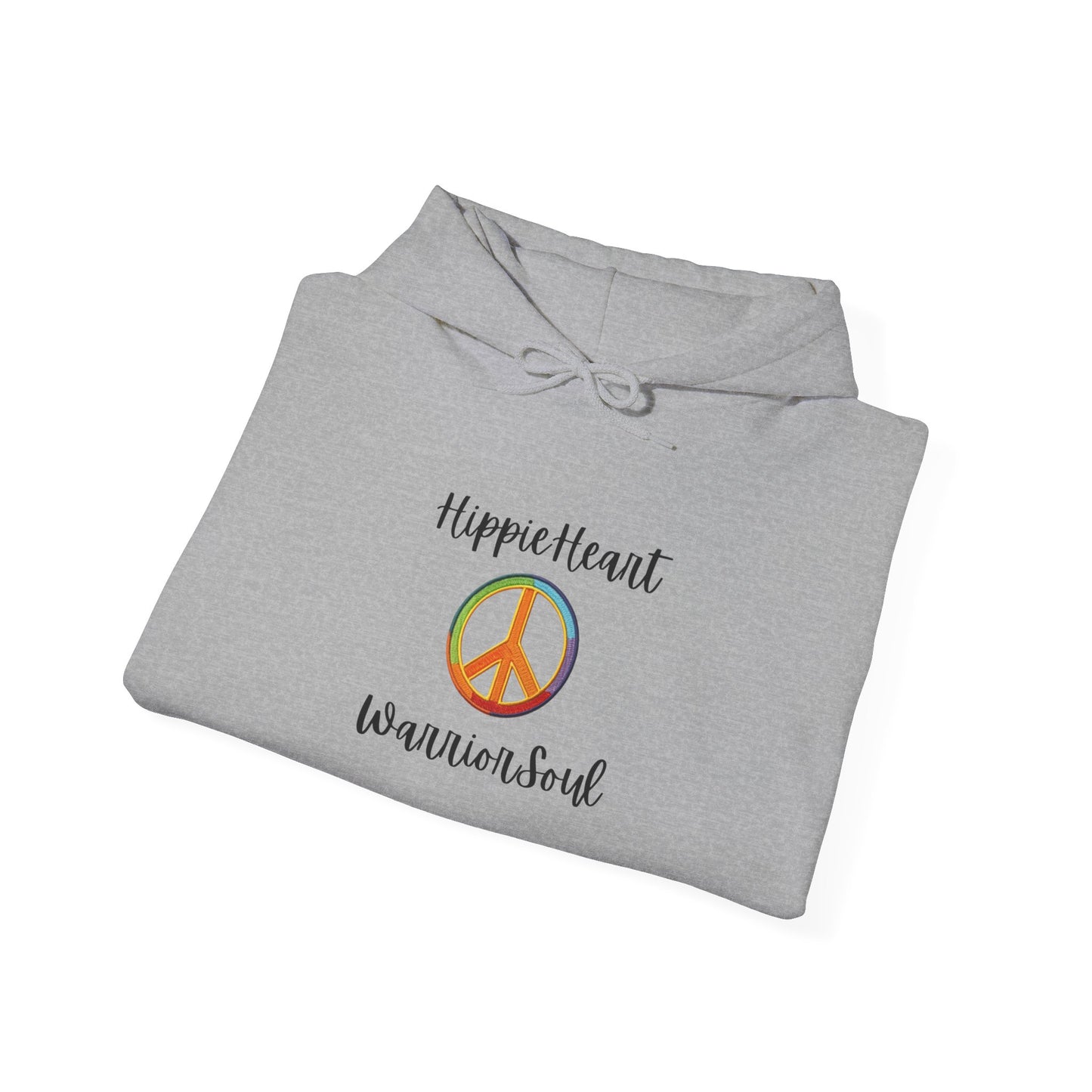 Hippie Heart Hooded Sweatshirt, Unisex