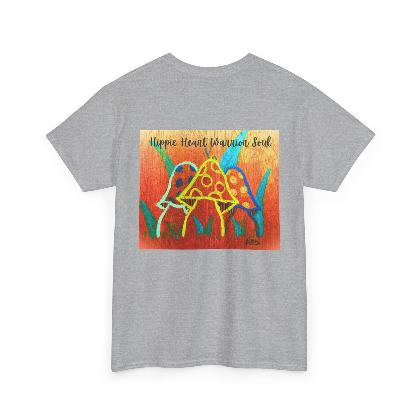 Vintage 70's Feel T's "Hippie Heart, Warrior Soul"