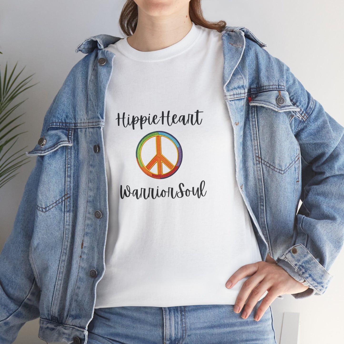 Vintage 70's Feel T's "Hippie Heart, Warrior Soul"