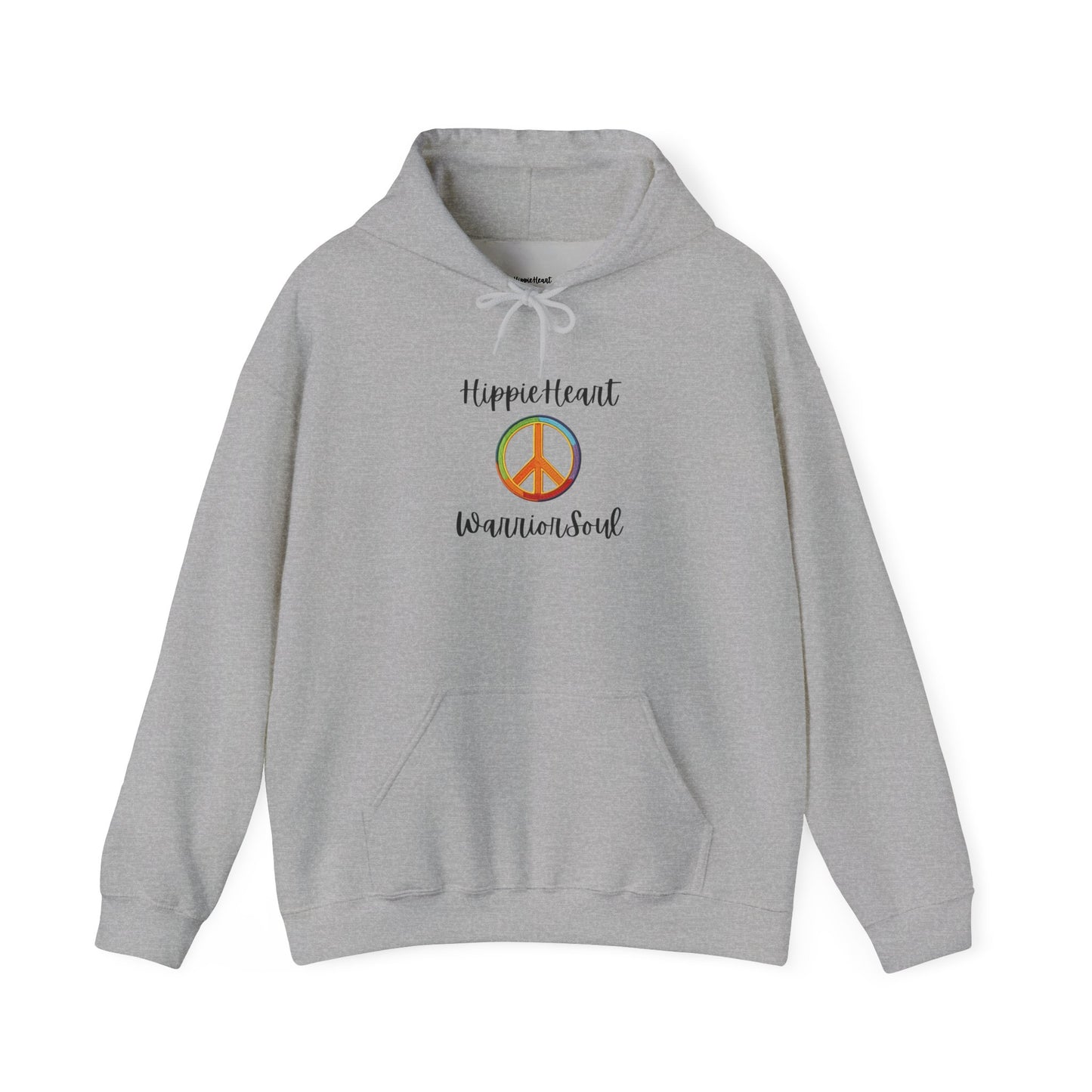 Hippie Heart Hooded Sweatshirt, Unisex