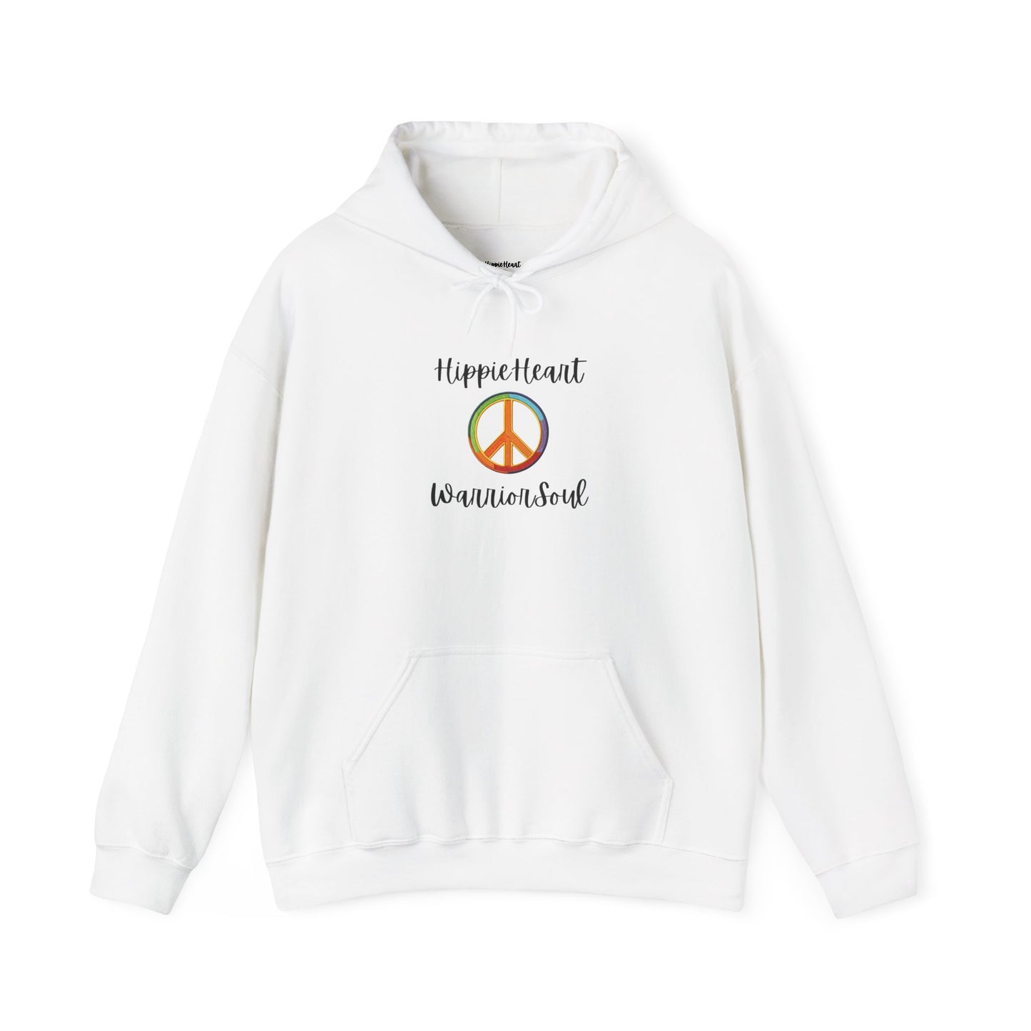Hippie Heart Hooded Sweatshirt, Unisex