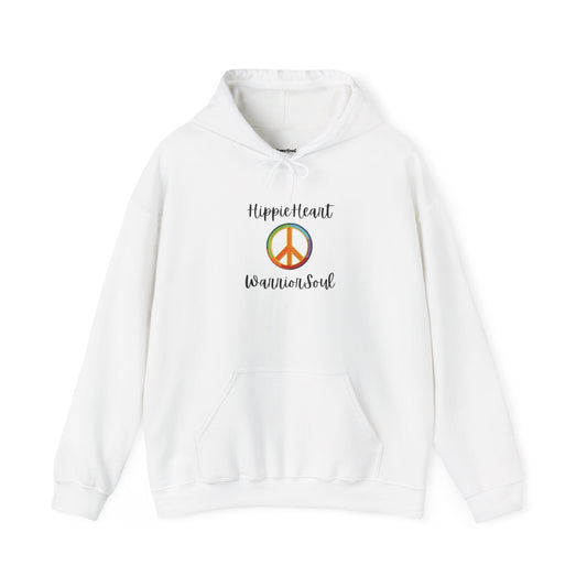 Hippie Heart Hooded Sweatshirt, Unisex
