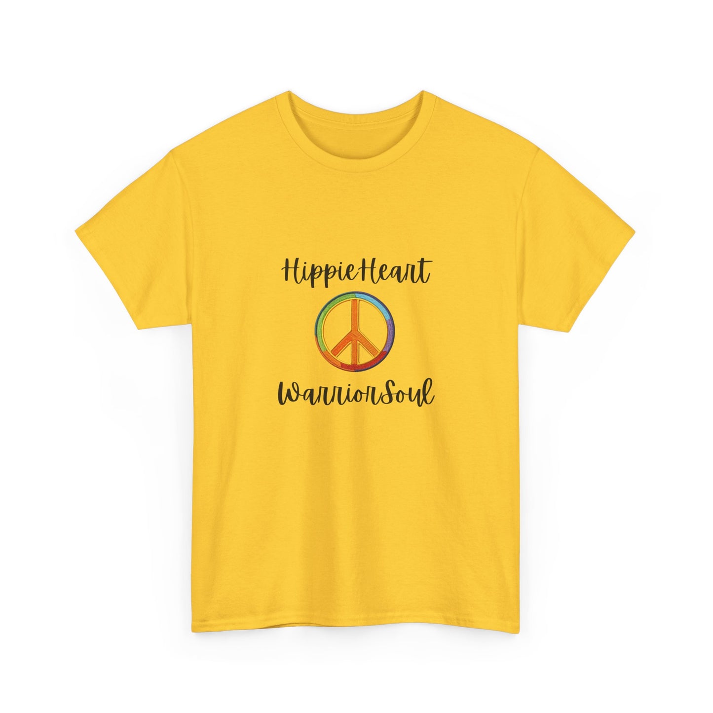 Vintage 70's Feel T's "Hippie Heart, Warrior Soul"