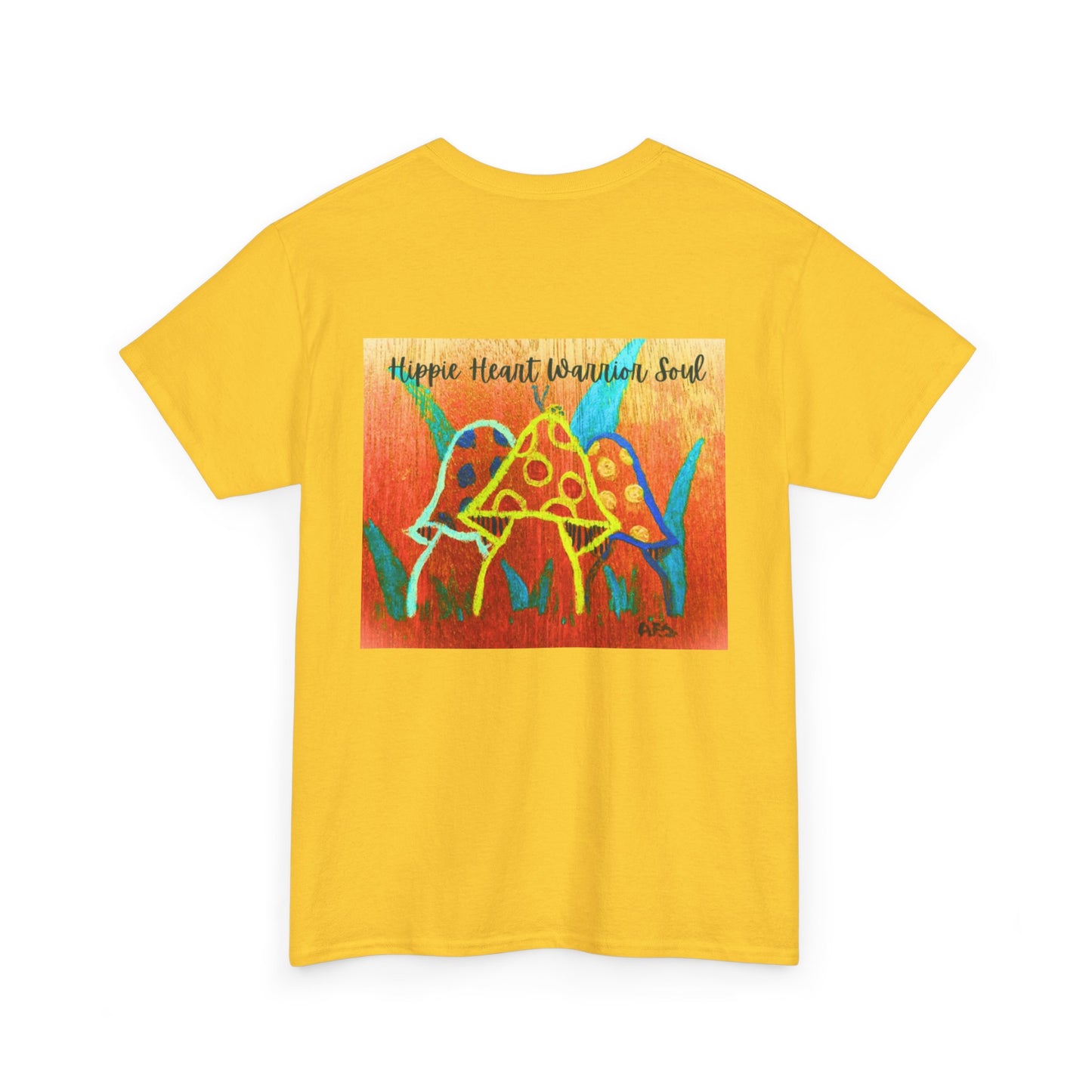 Vintage 70's Feel T's "Hippie Heart, Warrior Soul"