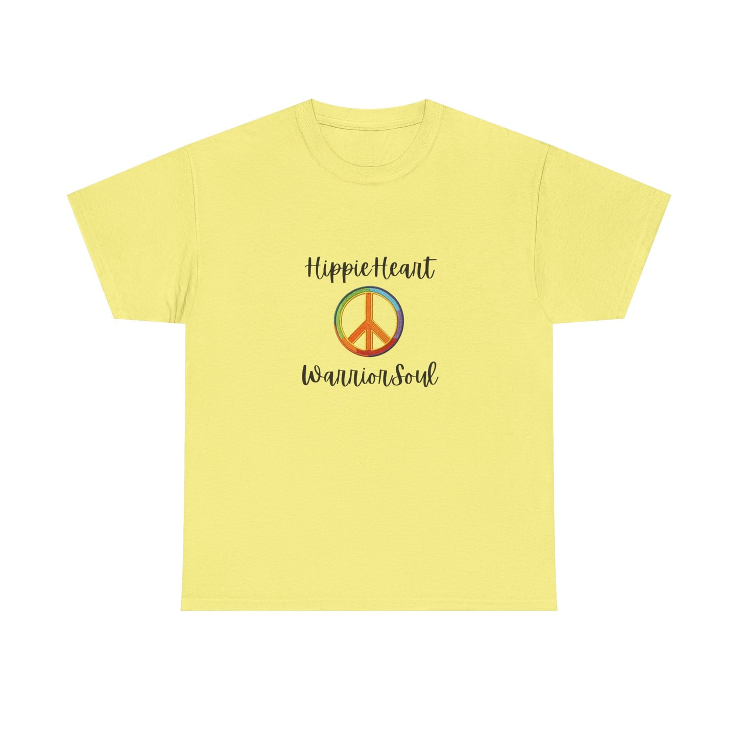 Vintage 70's Feel T's "Hippie Heart, Warrior Soul"