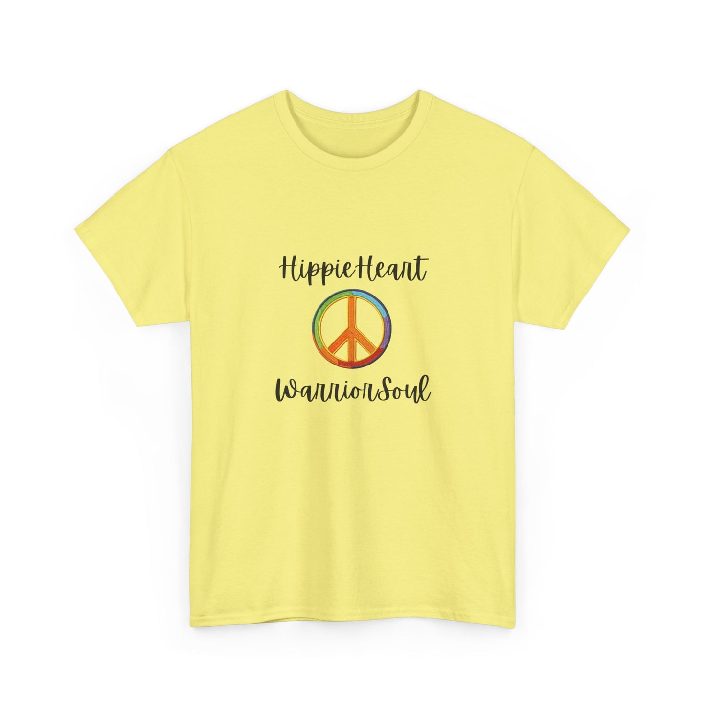 Vintage 70's Feel T's "Hippie Heart, Warrior Soul"