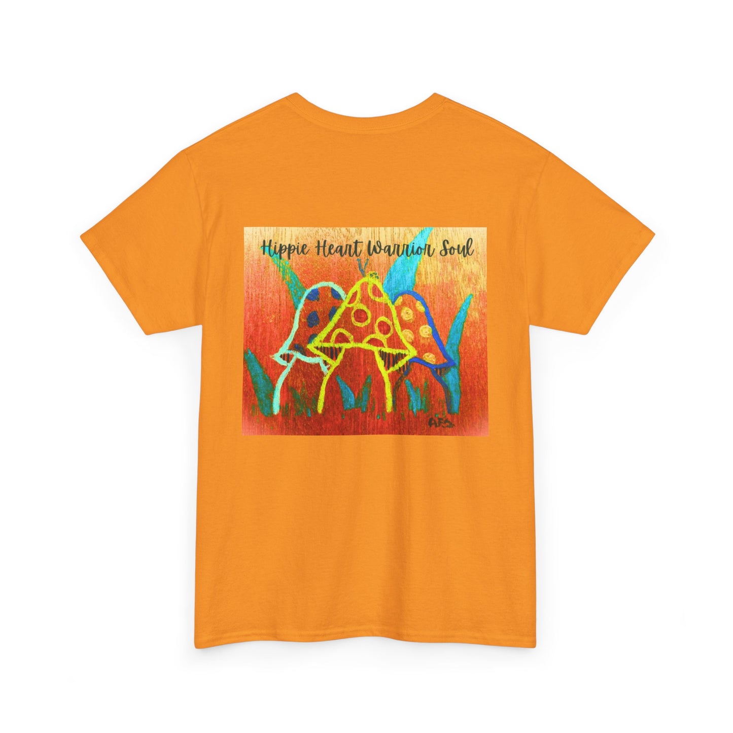 Vintage 70's Feel T's "Hippie Heart, Warrior Soul"